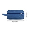 thumbnail image 1 of Mens Toiletry Bag Travel Wash Pouch - Large Capacity Nylon Dopp Kit, Water-Resistant Toiletry Organizer for Shaving Kit, Cosmetics, Business or Weekend Travel, 10.2 x 5.9 x 3.9 Inches, 1 of 6