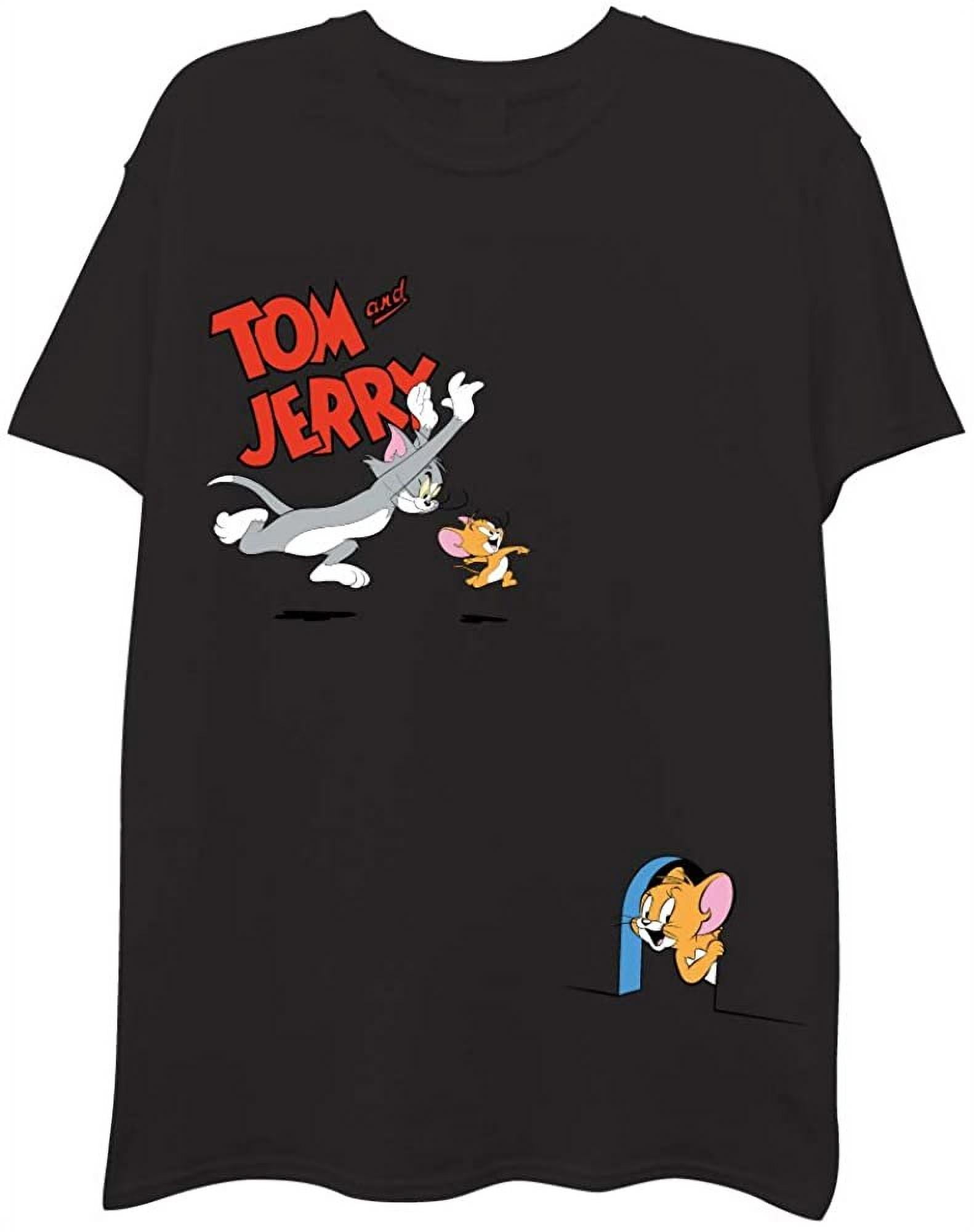 & Cartoon Classic Hanna-Barbera - Shirt Tom T-Shirt - Jerry Battle Mens Chase Tee Vintage