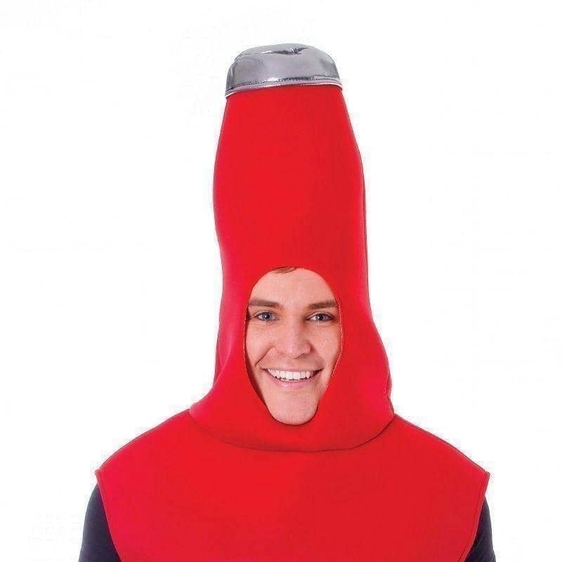 Mens Tomato Sauce Bottle Adult Costume Male Chest Size 44" Halloween