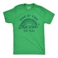 thumbnail image 1 of Mens Top O The Morning to Ya T shirt Funny Green St Patricks Day Saying Tee Graphic Tees, 1 of 7