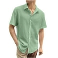 thumbnail image 1 of Mens Tops Dressy Casual Sexy Plus Size Black Blouses for Men Funeral Work Out Shirts Gym Loose Plus Men Workout Tops Fitted My Orders Past Orders, 1 of 5