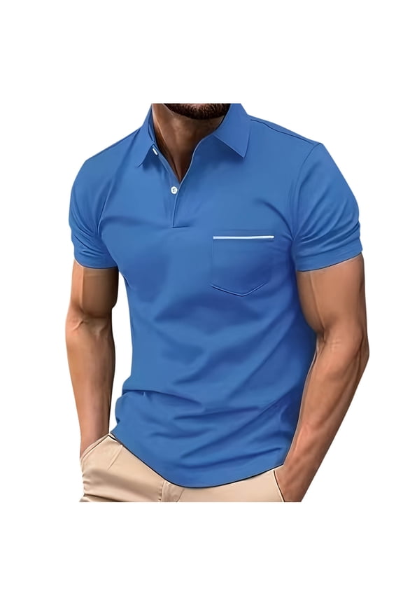 Mens Tops Dressy Casual Short Sleeve Plus Mens Blouses And Tops Casual Work Out Shirts Gym Loose 3X Workout Shirts Men Tight Solid Color Tshirts