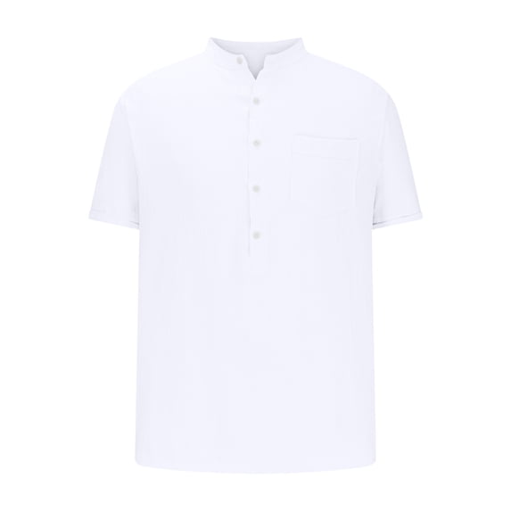 Mens Tops Dressy Casual Short Sleeve Round Neck Mens Work Blouses for Office Plus Size Grey Shirts for Men Graphic Mens White Tank Top Ribbed My Orders Placed Recently By Me My Account