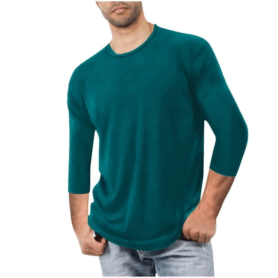 Mens Tops Dressy Casual Short Sleeve Tunic Mens Work Blouses for Office Plus Size Soft T Shirts Loose Fit Workout Shirts Men Set Short Sleeve Tunic Tops for Men 2025