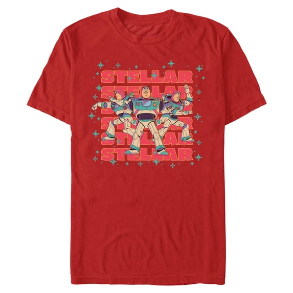 Mens Toy Story 5 Stellar Stars Buzz T Shirt