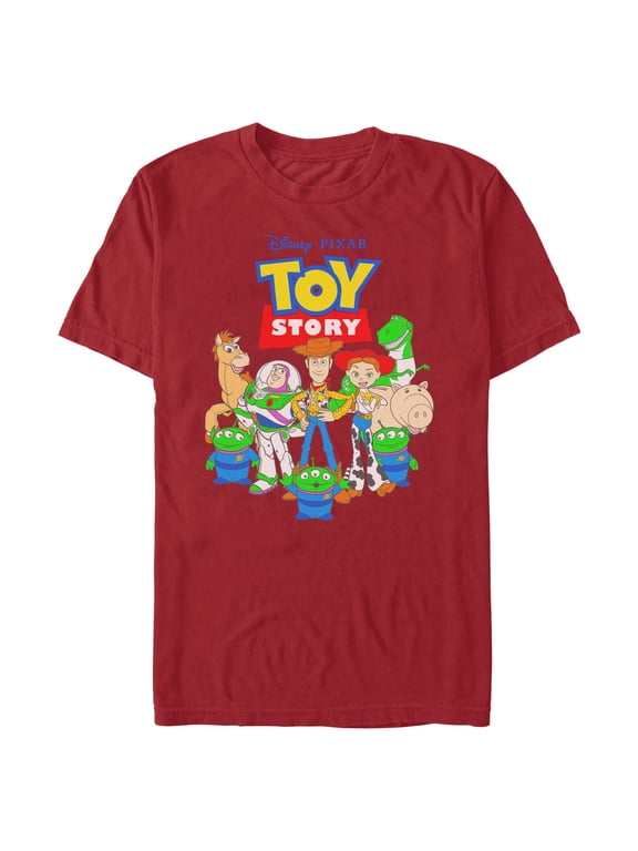 Mens Toy Story Main Characters Logo Short Sleeve T Shirt