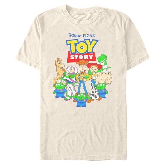 Mens Toy Story Main Characters Logo Short Sleeve T Shirt