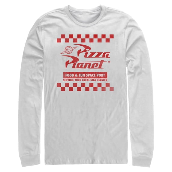 Mens Toy Story Pizza Planet Uniform Long Sleeve Shirt