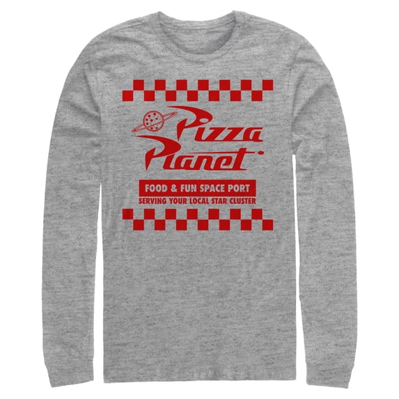 Mens Toy Story Pizza Planet Uniform Long Sleeve Shirt