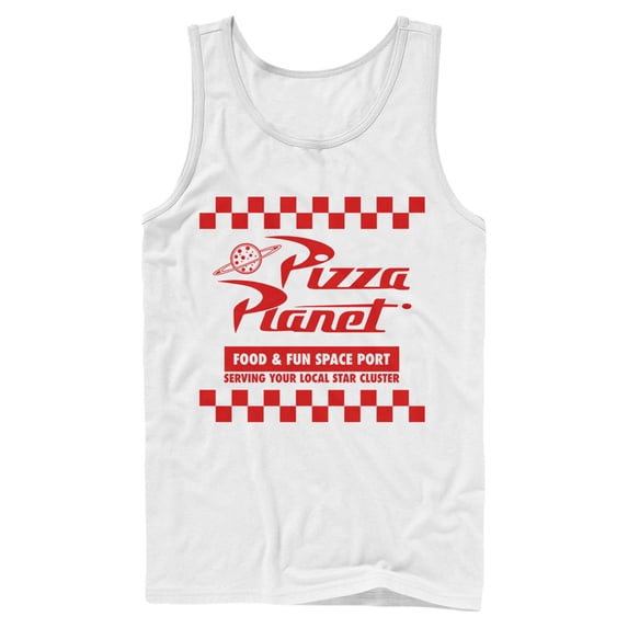 Mens Toy Story Pizza Planet Uniform Tank Top