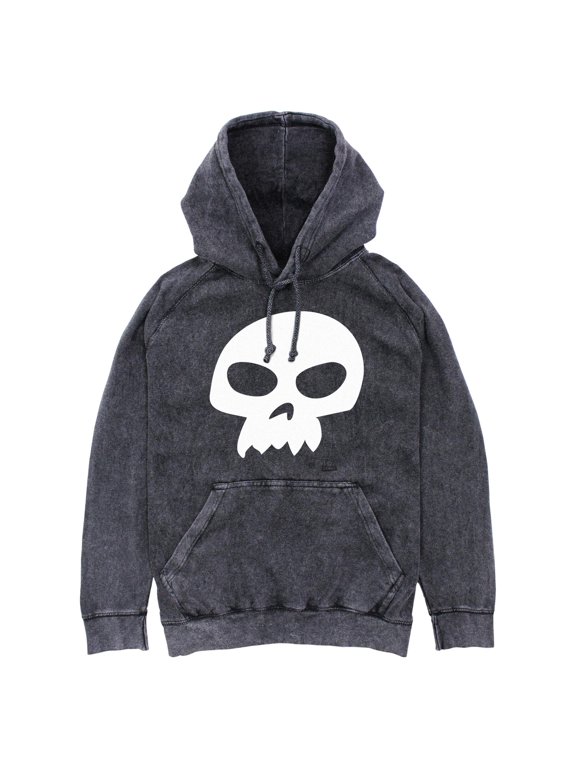 Mens Toy Story Sid Skull Mineral Wash Lightweight Hoodie
