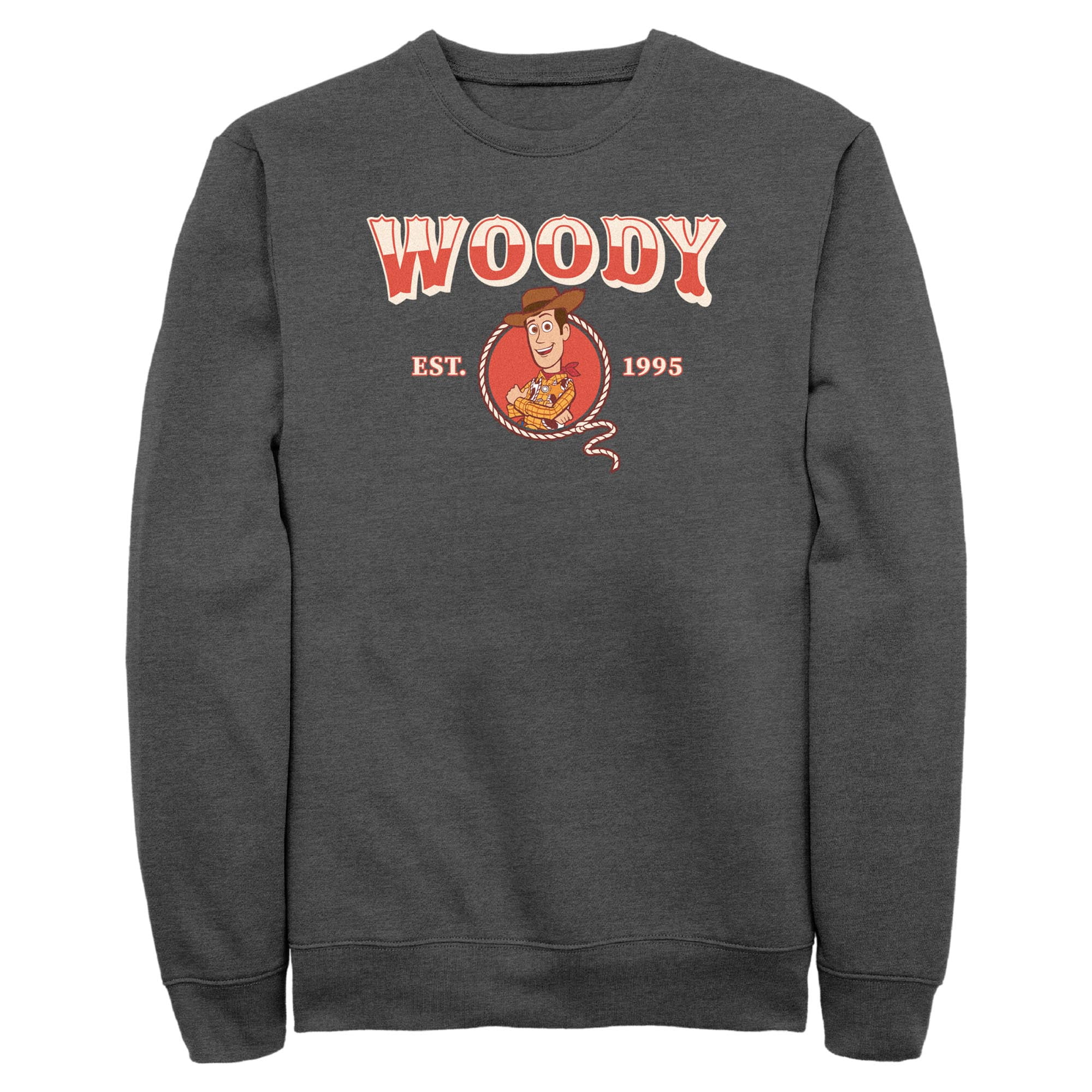 Mens Toy Story Woody Est. 1995 Sweatshirt - Walmart.com
