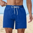 thumbnail image 1 of Mens Track Shorts 5 Inch Loose Lightweight Workout Athletic Gym Shorts Activewear Elastic Waist Shorts with Pockets, 1 of 7