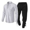 thumbnail image 1 of Mens Track Suits 2 Piece Set Sweatshirt and Sweatpants Set Casual Men's Jogging Tracksuit with Pockets, L, 1 of 2