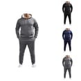 thumbnail image 1 of Mens Track Suits 2 Piece Set Winter Lined Warm Hoodie and Jogger Sweatpants Matching Sweatsuit Lounge Set, 1 of 1