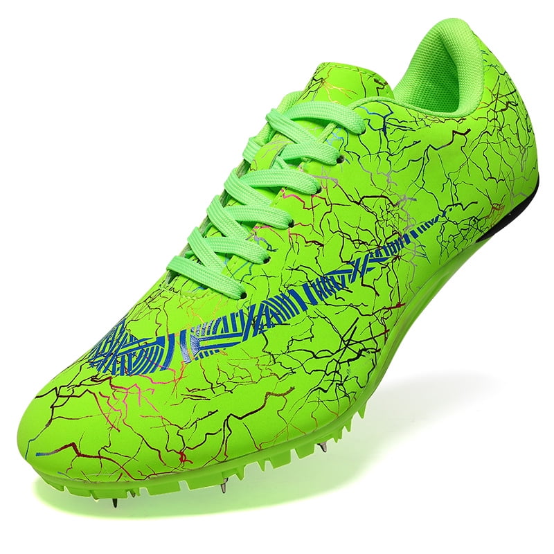 Mens Track and Field Shoes Teenagers Spikes Sneakers Boys Track Race Jumping Professional Running Nail Spikes Shoes