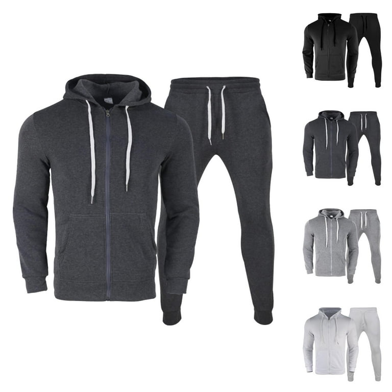 Mens Tracksuits 2025 Fall Winter Long Sleeve Zip Up Hoodie and