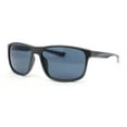 thumbnail image 1 of Mens Traditional 90s Classic Rectangle Sport Plastic Aerodynamic Sunglasses Grey - Black, 1 of 4