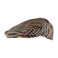 thumbnail image 1 of Mens Traditional Checked Tweed Flat Cap | Sock Snob | Newsboy Style, 1 of 2