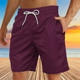 thumbnail image 1 of Mens Training Shorts Jogger Shorts Men Stretchy Shorts Men Lightweight Shorts Big and Tall Workout Clothes for Men Clearance Mens Shorts, Purple, M, 1 of 4