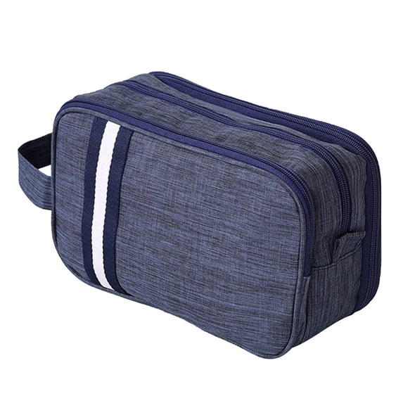 Mens Travel Bag Toiletry Hanging Kit Portable Organizer with Dry Wet Separation, Small Gift Bags with Handles for Women/Men