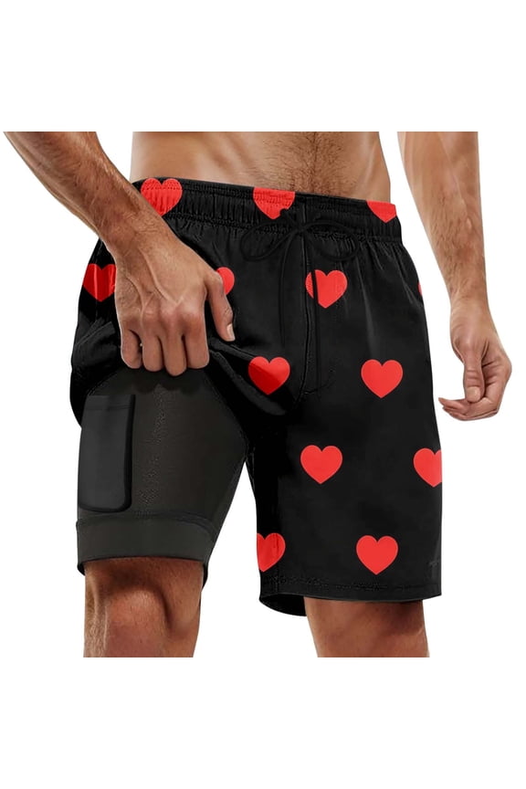 Mens Travel Pants Personalised Photo Swimming Shorts Shorts