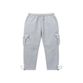 thumbnail image 1 of Mens Travel Pants with Zipper Pockets Wide Leg Stretch Cargo Pants Outdoor Comfort Travel Tech Chino Pants, 1 of 5