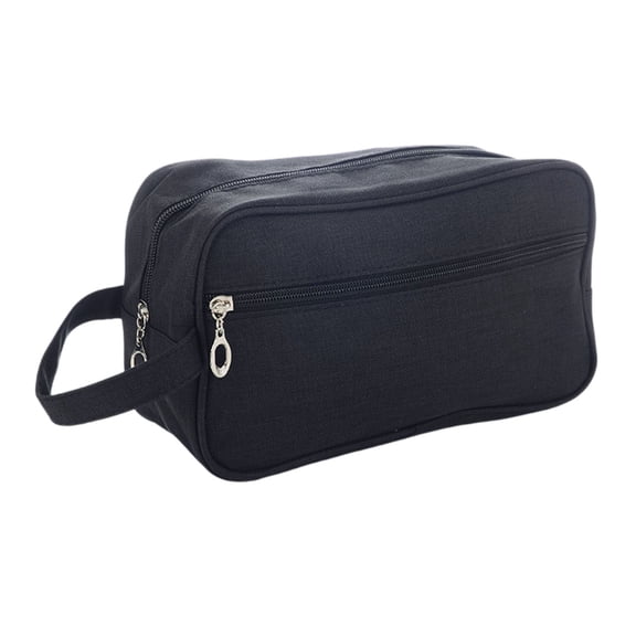 Mens Travel Toiletry Bag Large Capacity Nylon Wash Pouch for Shaving and Grooming