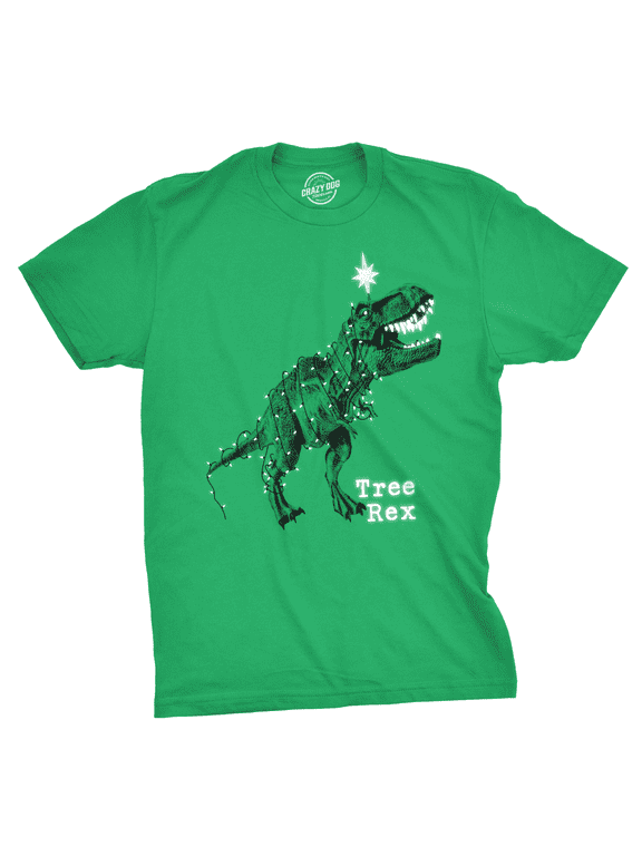 Mens Tree Rex T shirt Funny Christmas T Rex Dinosaur Gag Gift for Dad Sarcasm Graphic Tees