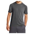 thumbnail image 1 of Mens Tri-Blend Wicking Polyester/Cotton/Rayon Raglan Tee Dark Grey Heather X-Large, 1 of 6