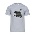 thumbnail image 1 of Mens Tribal Brown Bear Short-Sleeve T-Shirt - Heather Grey - Small, 1 of 1