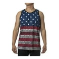 thumbnail image 1 of Mens Tribal USA Sublimation Tank Top - Large, 1 of 3