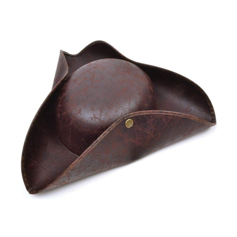 Tricorn Hat Brown Ancient Look Tricorn Hat Brown Ancient Look