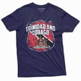 thumbnail image 1 of Mens Trinidad and Tobago Country tee shirt Coat of arms national Emblem tee (3X-Large Navy Blue), 1 of 7