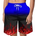 thumbnail image 1 of Mens Tropical Print Swim Trunks, Quick - Dry Fabric, Vibrant Palm Tree Patterns, Summer Beach & Pool Essentials, 1 of 6