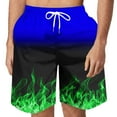thumbnail image 1 of Mens Tropical Print Swim Trunks, Quick - Dry Fabric, Vibrant Palm Tree Patterns, Summer Beach & Pool Essentials, 1 of 5