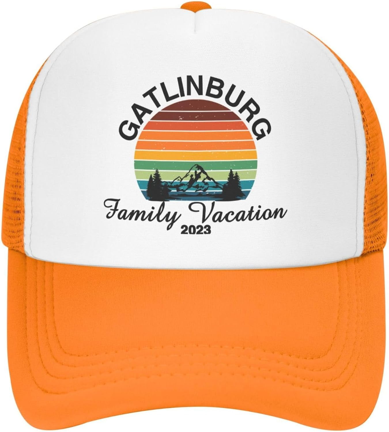 Mens Trucker Hats Tennessee Smokys Mountains Hiking Caps Family