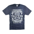 thumbnail image 1 of Mens Trucker T-shirt Truck Driver Gifts Funny Trucker Shirts Truck Driver Tee Shirt Driver Gifts (Large Navy Blue), 1 of 6