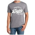 thumbnail image 1 of Mens Tshirt Ladies Promoted To Daddy 2023 Funny Sarcastic Saying Humor Joke T Shirt Mens Shirt Grey XL, 1 of 4