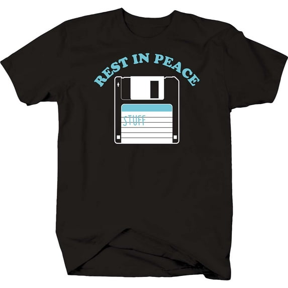 Mens Tshirt Rest In Peace Shirt Black 3XL