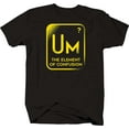 thumbnail image 1 of Mens Tshirt The Element Of Confusion Shirt Black 3XL, 1 of 2