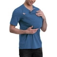 thumbnail image 1 of Mens Tshirts Blouses For Men Kangaroo Shirt for Dad  V Neck T-Shirt Carrier Summer Tops For Men, 1 of 11