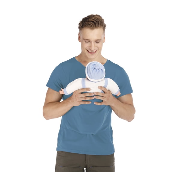 Mens Kangaroo Carrier Shirt, Dad Shirt Carrier Kangaroo Shirt for Dad V Neck Short Sleeve Kangaroo T Shirt