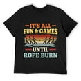 thumbnail image 1 of Mens Tug of War Rope Pull Sport Quote for a Tug of War Fan T-Shirt Black S, 1 of 5