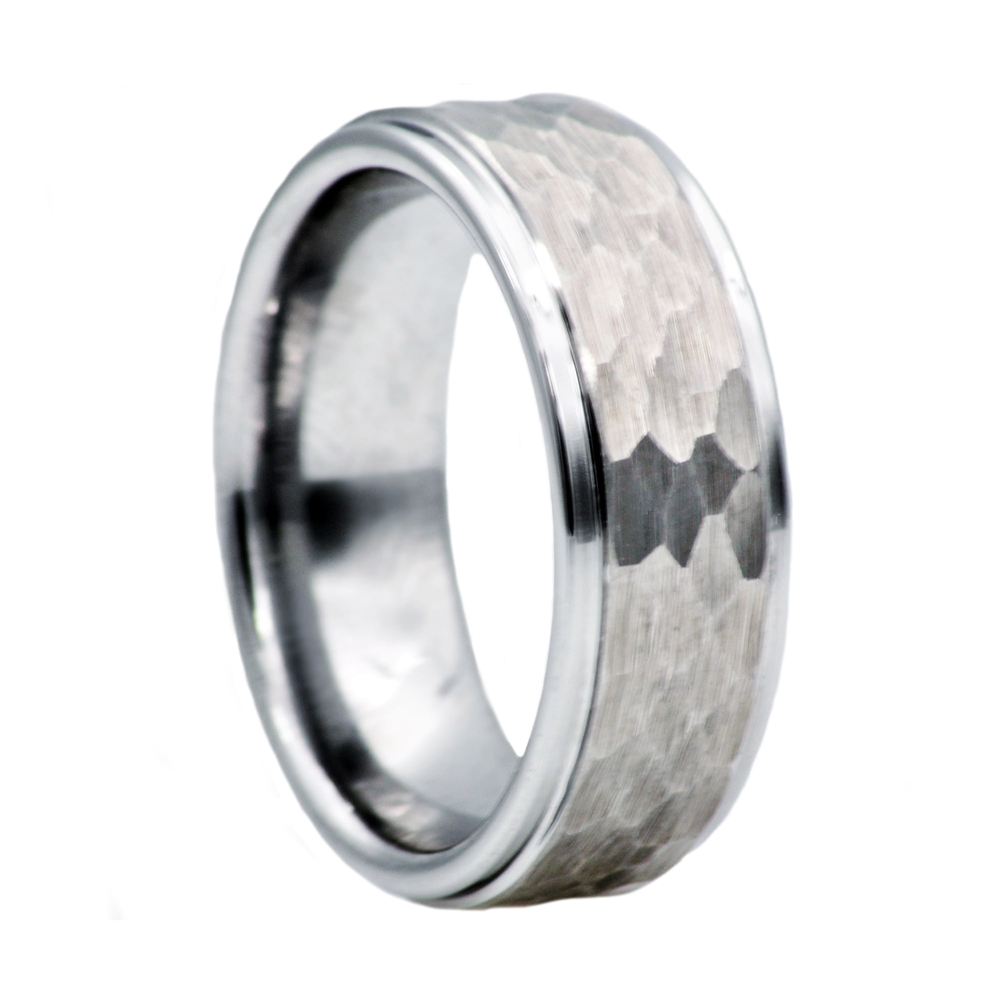 Mens Tungsten Fancy Band Ring.