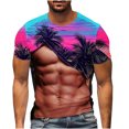thumbnail image 1 of Mens Tunic Tops Dressy Casual Boho Mens Blouses And Tops Casual Soft T Shirts Loose Fit Men's Summer Tops, Tees & Blouses Plus Size Shirts for Men, 1 of 5