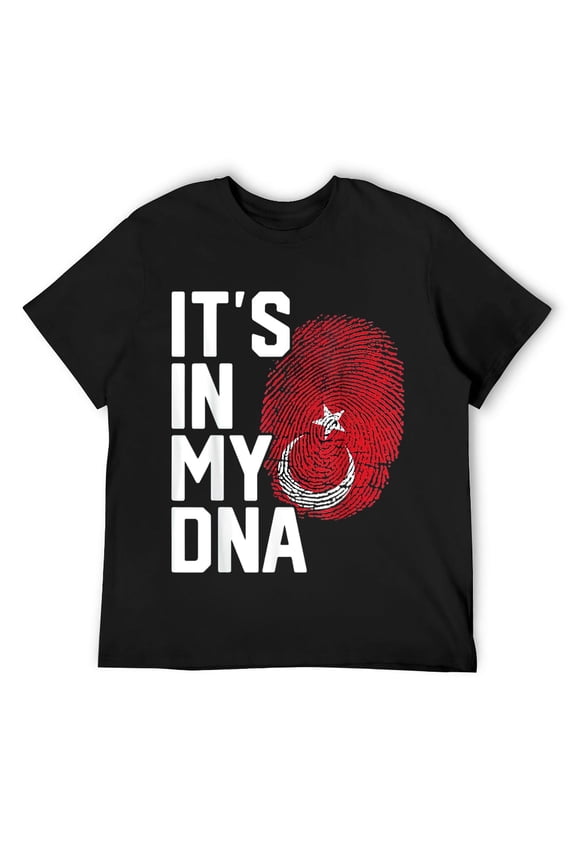 Mens Turkey Turkish Flag Heritage T-Shirt Black