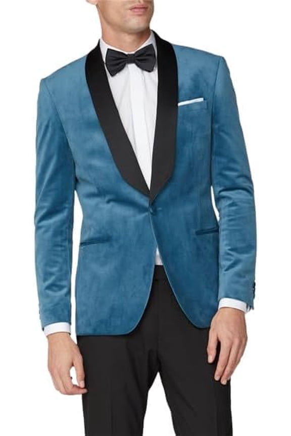 Mens Tuxedo Blazer Men Blue Wedding Party wear Slim Fit Jacket Coat 