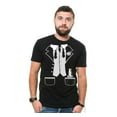 thumbnail image 1 of Mens Tuxedo Halloween shirt Halloween Costume For Men Funny Costume For Men Halloween Costume Ideas (5X-Large Black), 1 of 6