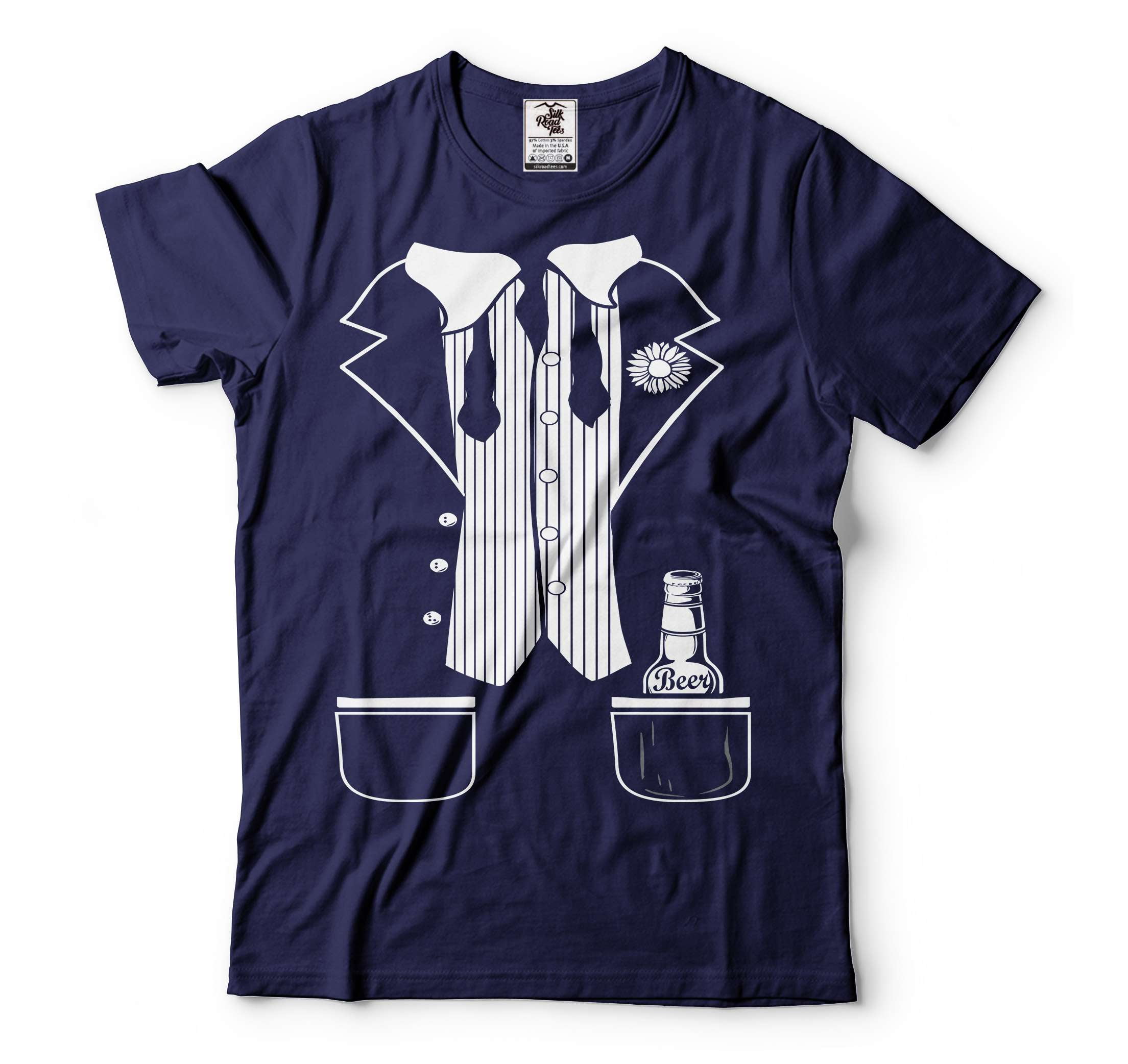 Mens Tuxedo Halloween shirt Halloween Costume For Men Funny Costume For